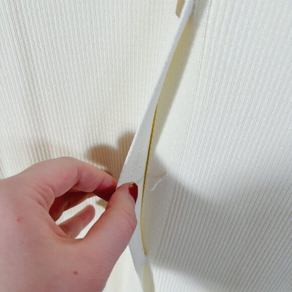 GAUGE81 Rubi Rib-Knit Dress in Ivory Maxi Dress Women's Size S - Picture 13 of 16